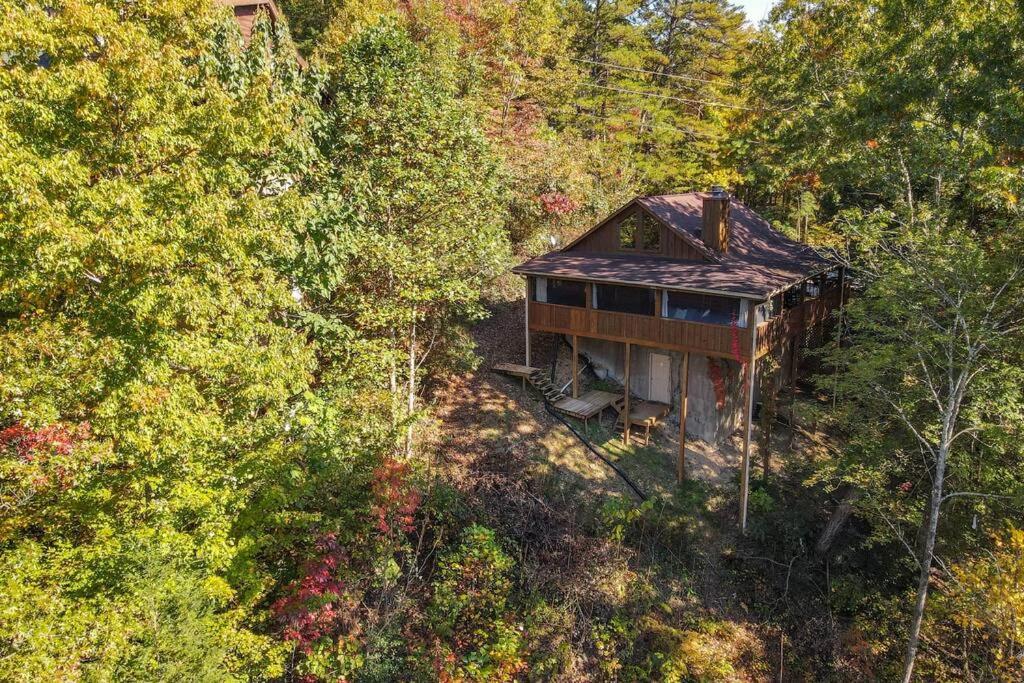 Nice View Fireplace, Hot Tub, Porch Bed, Private Севьервилл Экстерьер фото