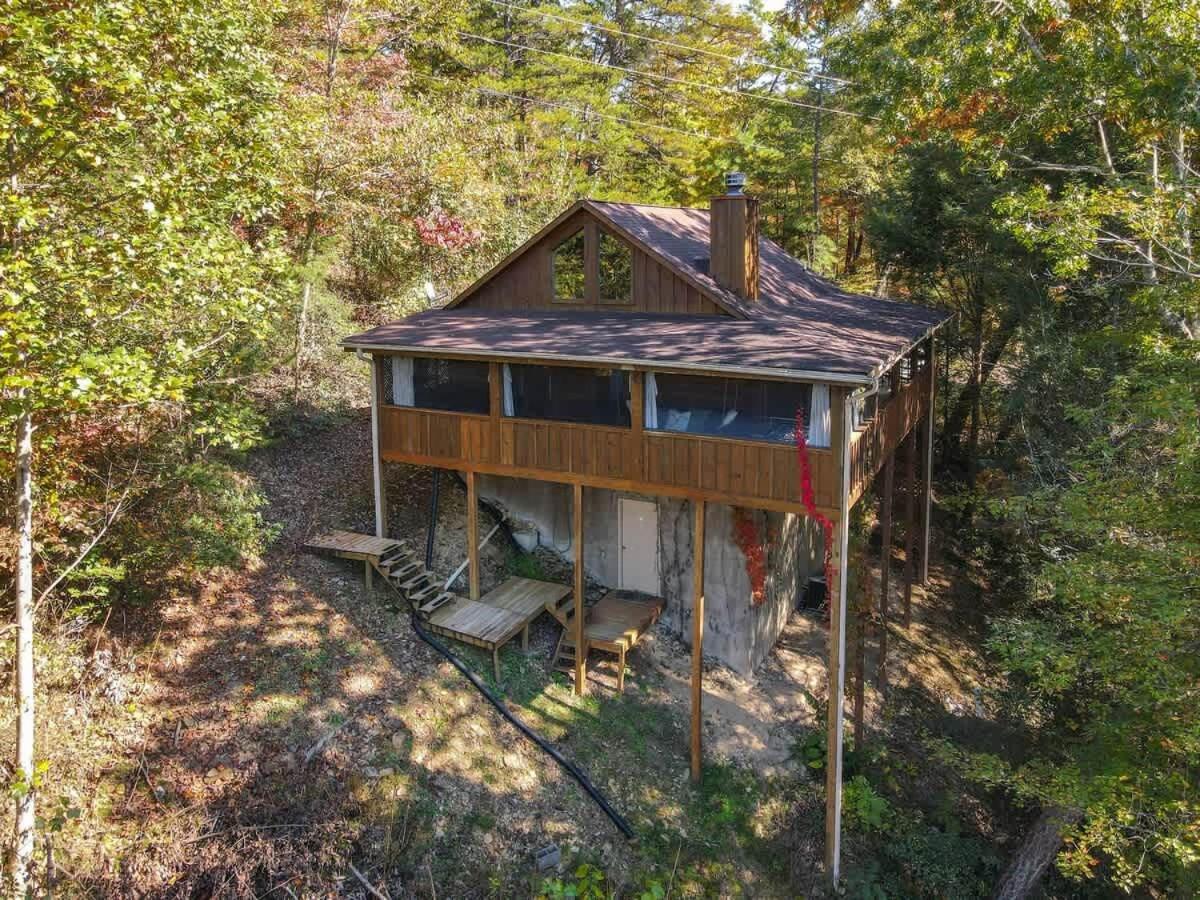 Nice View Fireplace, Hot Tub, Porch Bed, Private Севьервилл Экстерьер фото